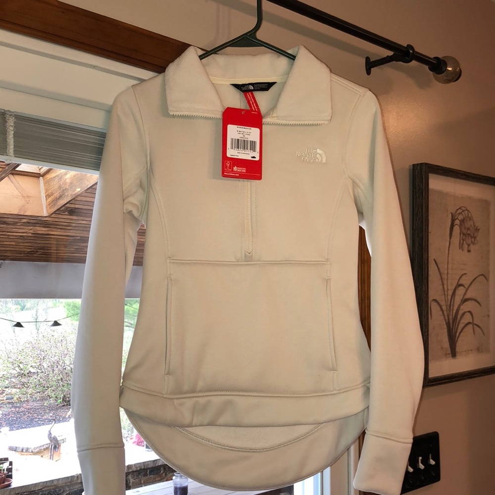 The North Face sweatshirt